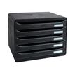 Exacompta BIG-BOX PLUS LANDSCAPE ECOBLACK A4+ - Armario de cajones - 5 cajones - negro