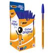 BIC Cristal Fine - Bolígrafo - azul - 0.8 mm - medio (paquete de 50)