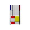 Paperflow easyScreen - Pantalla de separación - rectangular - 98 x 180 cm - Mondrian