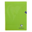 Clairefontaine MIMESYS - Cuaderno - grapado - 240 x 320 mm - 48 hojas / 96 páginas - Seyès - verde - polipropileno (PP)
