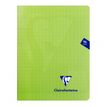 Clairefontaine MIMESYS - Cuaderno - grapado - 170 x 220 mm - 48 hojas / 96 páginas - Seyès - verde - polipropileno (PP)