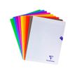 Clairefontaine MIMESYS - Cuaderno - grapado - 240 x 320 mm - 48 hojas / 96 páginas - Seyès - colorless - polipropileno (PP)