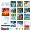 CBG Destinations de Rêve - Calendario ilustrado - montaje en pared - 2020 - un mes vista - 150 x 300 mm - fecha