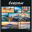 CBG Evasion - Calendario ilustrado - montaje en pared - 2020 - un mes vista - 300 x 600 mm - fecha