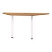 Gautier office YES! - Componente de escritorio - half-moon - Italian wild cherry wood - blanco base
