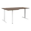 2012349337011-Bureau compact 90° - YES ! - pieds fixes blancs - retour gauche - chêne royal-P_79409732_1-0