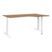 Gautier office YES! - Mesa - rectangular curvado (derecha) - Italian wild cherry wood