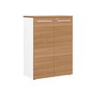 Gautier office YES! - Aparador - 2 baldas - 2 Puertas - madera aglomerada - Italian wild cherry wood