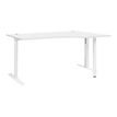 Gautier office YES! - Mesa - rectangular curvado (derecha) - blanco