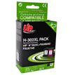 UPrint - Paquete de 2 - negro, amarillo, cián, magenta - compatible - cartucho de tinta (alternativa para: HP 302XL) - para HP Deskjet 11XX, 21XX, 36XX; ENVY 45XX; Officejet 38XX, 46XX, 52XX
