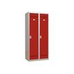 Pierre Henry Salissante - Taquilla - 2 baldas - 2 Puertas - rojo, gris claro, RAL 7035