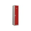 Pierre Henry Salissante - Taquilla - 2 baldas - 2 Puertas - rojo, gris claro, RAL 7035