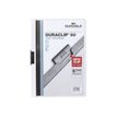 DURABLE DURACLIP ORIGINAL 60 - Archivo de clip - para A4 - capacidad: 60 hojas - blanco con cubierta frontal transparente (paquete de 5)