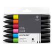 884955070352-ProMarker - Pack de 6 marqueurs double pointe - tons vibrants-P_79412313_3-0
