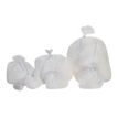 Promosac Médiprotec - Bolsa de basura - polietileno de alta densidad (HDPE) - blanco - paquete de 50