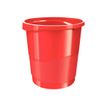 Esselte Europost VIVIDA - Cesto de basura - 14 L - asas - rojo