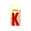 PICKUP LETTERING MONO Nobel - Etiqueta autoadhesiva - preimpreso: K - rojo satinado