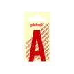 PICKUP LETTERING MONO Nobel - Etiqueta autoadhesiva - preimpreso: A - rojo satinado