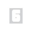PICKUP deco Anna - Etiqueta autoadhesiva - preimpreso: 6 - blanco