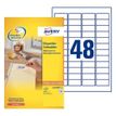 Avery - Adhesivo extraíble - blanco - 45.7 x 21.2 mm 1200 etiqueta(s) (25 hoja(s) x 48) etiquetas