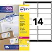Avery - Blanco - 40 uds. etiquetas de direcciones