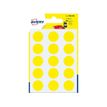 Avery - Etiqueta codificada en colores autoadhesiva - amarillo (paquete de 90)