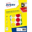 Avery A5 - Etiqueta codificada en colores autoadhesiva - colores variados (paquete de 168)