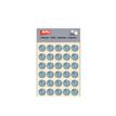 8410782118107-Apli - 3 feuilles gommettes rondes - Hologramme argenté-P_79413779_1-0