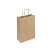 2130558305994-50 Sacs cadeau kraft - poignées torsadées - 18 cm x 8 cm x 22 cm - brun-P_79414203_1-0
