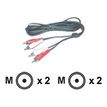 MCL - Cable de audio - RCA macho a RCA macho - 1.5 m