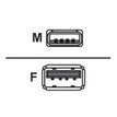 MCL - Cable alargador USB - USB (H) a USB (M) - USB 2.0 - 3 m - negro