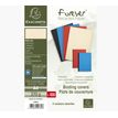 Exacompta - Piel reciclada - A4 (210 x 297 mm) - colores variados - 270 g/m² - 100 uds. tapa de encuadernación