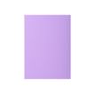 Exacompta SUPER 60 - Carpeta de plástico - para A4 - capacidad: 100 hojas - lila pastel (paquete de 100)