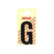 PICKUP LETTERING MONO Nobel - Etiqueta autoadhesiva - preimpreso: G - negro mate