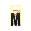 PICKUP LETTERING MONO Nobel - Etiqueta autoadhesiva - preimpreso: M - negro mate