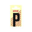 PICKUP LETTERING MONO Nobel - Etiqueta autoadhesiva - preimpreso: P - negro mate