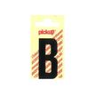 PICKUP LETTERING MONO Nobel - Etiqueta autoadhesiva - preimpreso: B - negro mate
