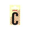 PICKUP LETTERING MONO Nobel - Etiqueta autoadhesiva - preimpreso: C - negro mate