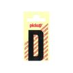PICKUP LETTERING MONO Nobel - Etiqueta autoadhesiva - preimpreso: D - negro mate