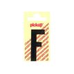 PICKUP LETTERING MONO Nobel - Etiqueta autoadhesiva - preimpreso: F - negro mate