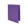 Exacompta Nature Future Bahia 80 - Carpeta de plástico - para A4 - capacidad: 100 hojas - morado oscuro (paquete de 30)