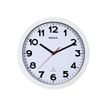 MAULstep - Reloj - cuarzo - montaje en pared - 30 cm - blanco - montura blanco