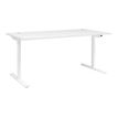 Gautier office YES! - Mesa - rectangular - ajuste de la altura eléctrico - blanco