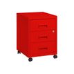 3219090954323-Caisson mobile - 3 tiroirs - rouge-P_79419718_1-0