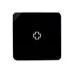 Paperflow multiBox - Botiquín - plástico ABS - negro, blanco