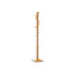 Paperflow easyCloth - Perchero - 8 ganchos - madera, madera de contrachapado marino laminado - naranja, madera