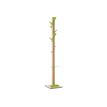3660141260205-Porte-manteau en bois naturel avec porte parapluie EASYCLOTH - vert-P_79420842_2-0