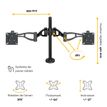 0043859629718-Fellowes Professional Series - Bras porte-écran double jusqu'à 26" - angle et hauteur aj-P_79421547_12-1