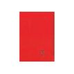 Clairefontaine Koverbook A5+ - Cuaderno - grapado - 170 x 220 mm - 48 hojas / 96 páginas - Seyès - transparente, rojo - polipropileno (PP)