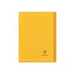 Clairefontaine Koverbook - Cuaderno - grapado - A4 - 48 hojas / 96 páginas - Seyès - transparente, amarillo - polipropileno (PP)